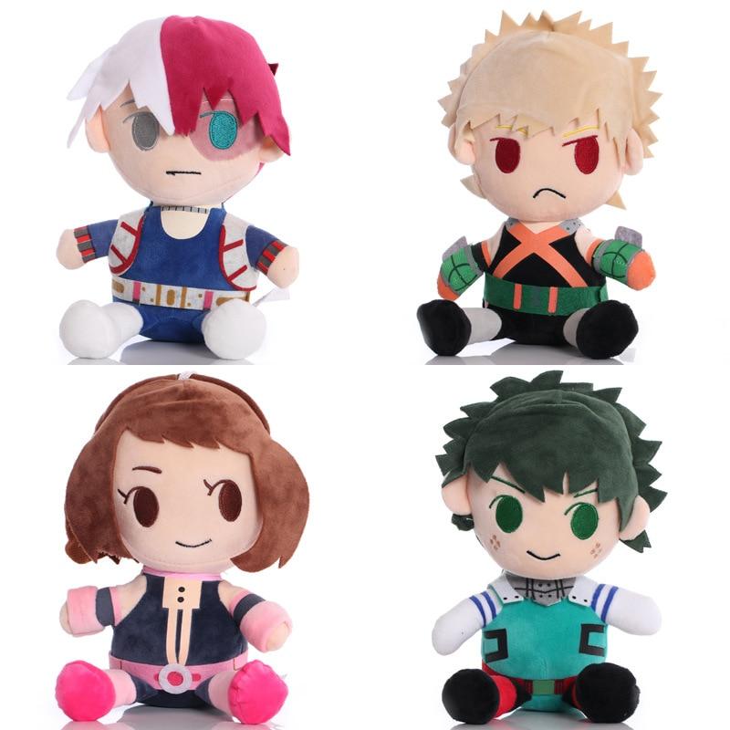 4pcs-set-New-24cm-Cartoon-Izuku-Midoriya-Katsuki-Bakugou-Todoroki-Plush-Toys-Anime-My-Hero-Academia 4pcs/set New 24cm Izuku Midoriya Katsuki Bakugou Todoroki Anime Plush KN1512 4 color Official Anime Plush Merch