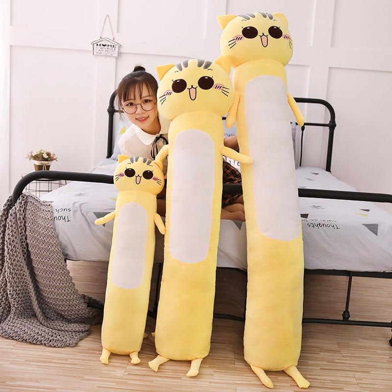 90-165cm-Large-Size-Toys-Cute-Yellow-Cat-Pllow-Soft-Cushion-Stuffed-Animals-Cat-Plush-Toys_ef30035c-d02e-41a1-a61c-a8a543dc4fa1 YELLOW / 165cm Official Anime Plush Merch