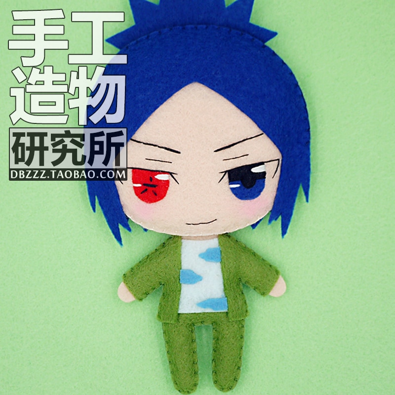 Anime-HITMAN-REBORN-Rokudou-Mukuro-12cm-Keychain-Handmade-Materical-Package-Toys-Mini-Doll-Stuffed-Plush-4291 Anime HITMAN REBORN Rokudou Mukuro 12cm Keychain Handmade Materical Package Toys Mini Doll Stuffed Plush 4291 - Anime Plushies