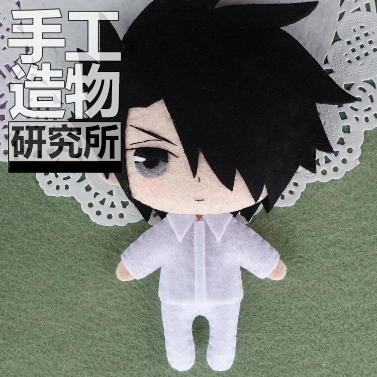 Anime-The-Promised-Neverland-Ray-Keychain-Handmade-Materical-Package-Toys-Mini-Doll-Stuffed-Plush-4255-Children Anime The Promised Neverland Ray Keychain Handmade Materical Package Toys Mini Doll Stuffed Plush 4255 Children - Anime Plushies