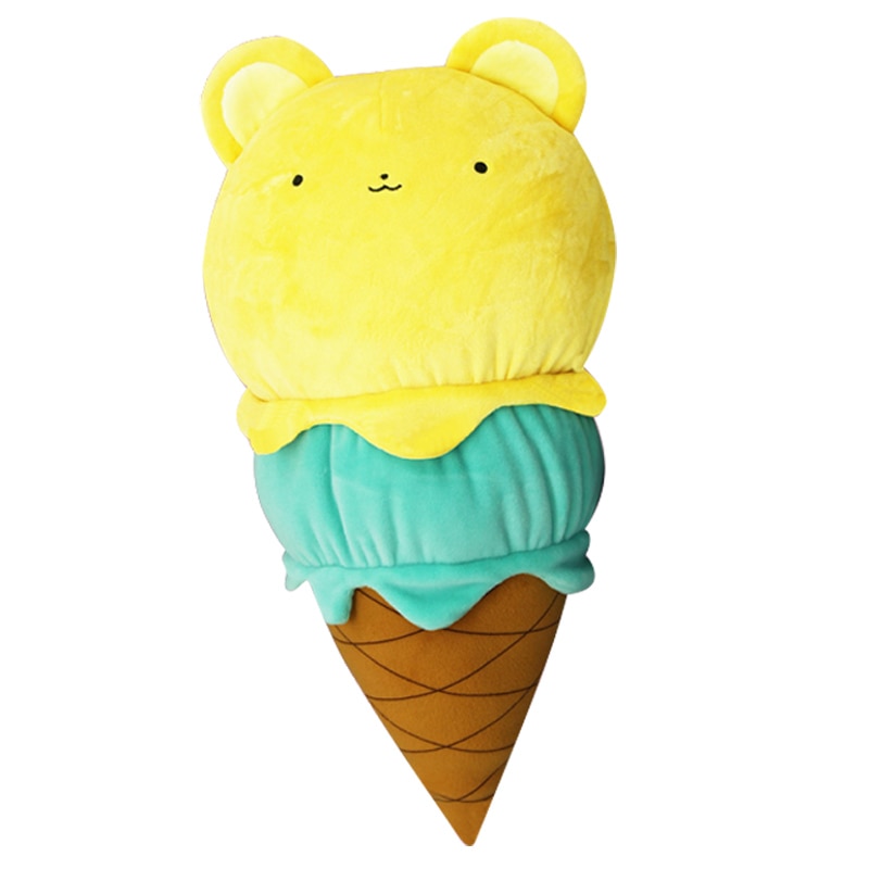 Cute-Anime-Cardcaptor-Sakura-Clear-Card-Ice-Cream-Modeling-Kero-Chan-Plush-Stuffed-Doll-Toy-25cm Cute Anime Cardcaptor Sakura Clear Card Ice Cream Modeling Kero Chan Plush Stuffed Doll Toy 25cm - Anime Plushies