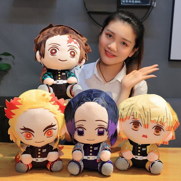 Top 5 Anime Plushies bán chạy nhất Bộ sưu tập 4 - Anime Plushies Devil s Blade Anime Cute Pillow Cushion Demon Slayer Manga Kimetsu No Yaiba Tanjirou Nezuko Cushion - Anime Plushies