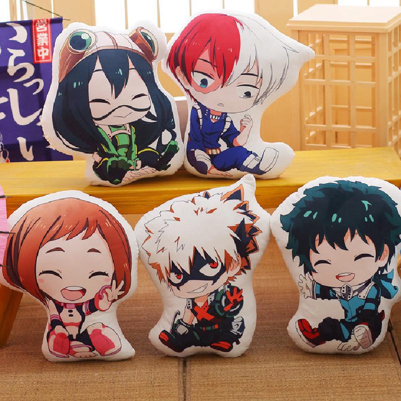 My-Hero-Academia-Manga-Cartoon-Anime-Plushie-Cushion-Pillow-Todoroki-Shoto-Bakugou-Katsuki-Midoriya-Izuku-Stuffed My Hero Academia Manga Cartoon Anime Plushie Cushion Pillow Todoroki Shoto Bakugou Katsuki Midoriya Izuku Stuffed - Anime Plushies