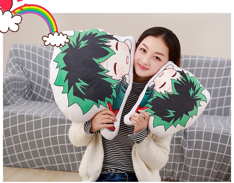 My Hero Academia Manga Anime Plushie Cushion Pillow Midoriya Izuku Bakugou Katsuki Todoroki Shouto Stuffed Plush Toy Doll Decor My Hero Academia Manga Anime Plushie Cushion Pillow Midoriya Izuku Bakugou Katsuki Todoroki Shouto Stuffed Plush Toy Doll Decor