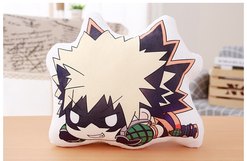 My Hero Academia Manga Anime Plushie Cushion Pillow Midoriya Izuku Bakugou Katsuki Todoroki Shouto Stuffed Plush Toy Doll Decor My Hero Academia Manga Anime Plushie Cushion Pillow Midoriya Izuku Bakugou Katsuki Todoroki Shouto Stuffed Plush Toy Doll Decor